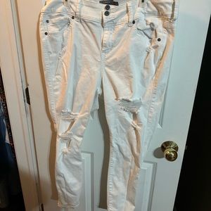 White Torrid skinny jeans 18S